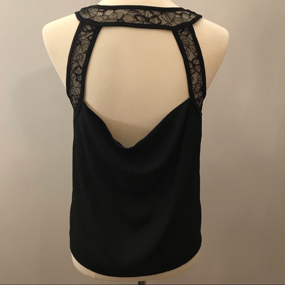 NWOT Forever 21 Drape Back Sweetheart Lace Top